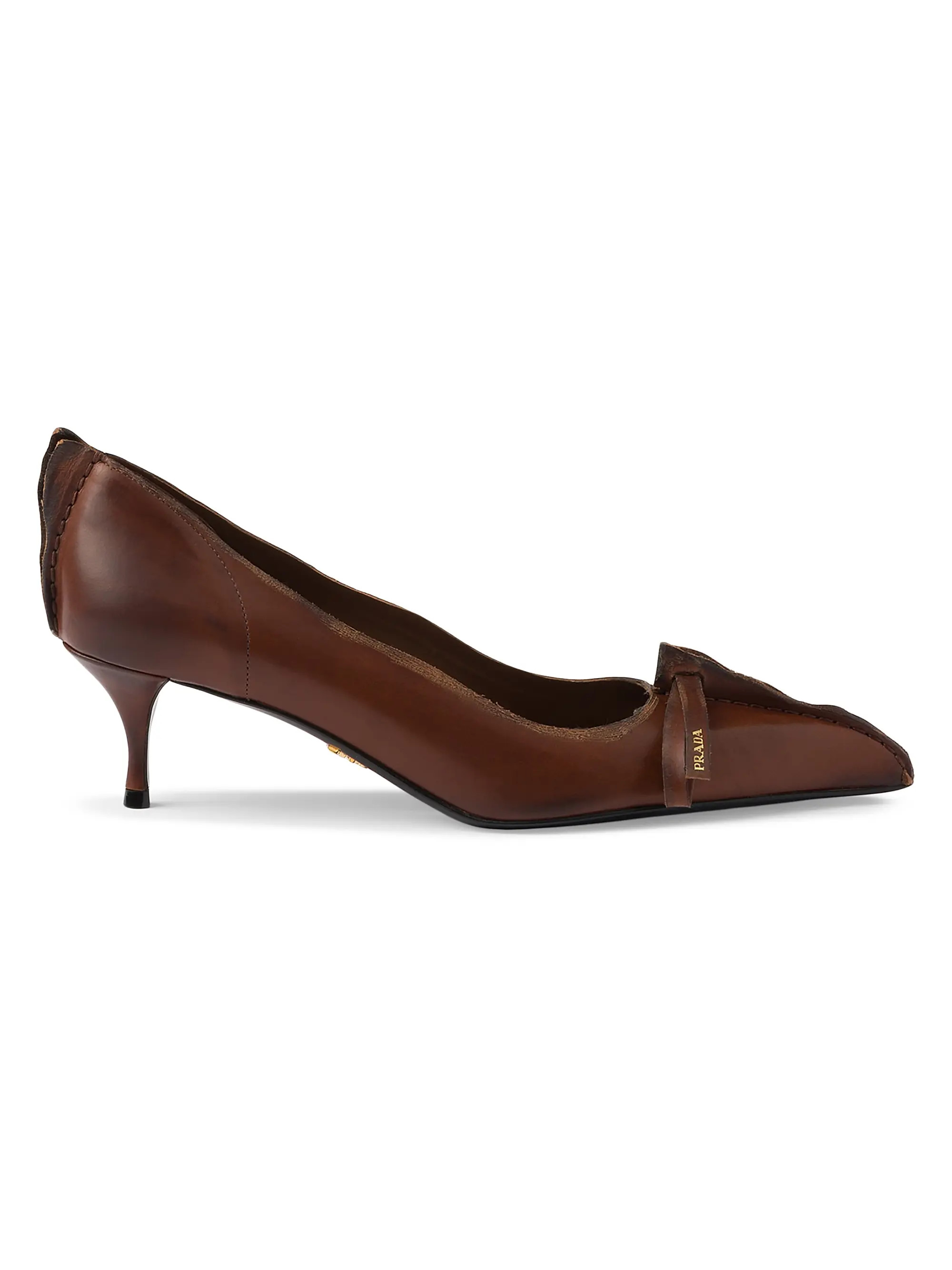 Antiqued Leather Pumps | Saks Fifth Avenue