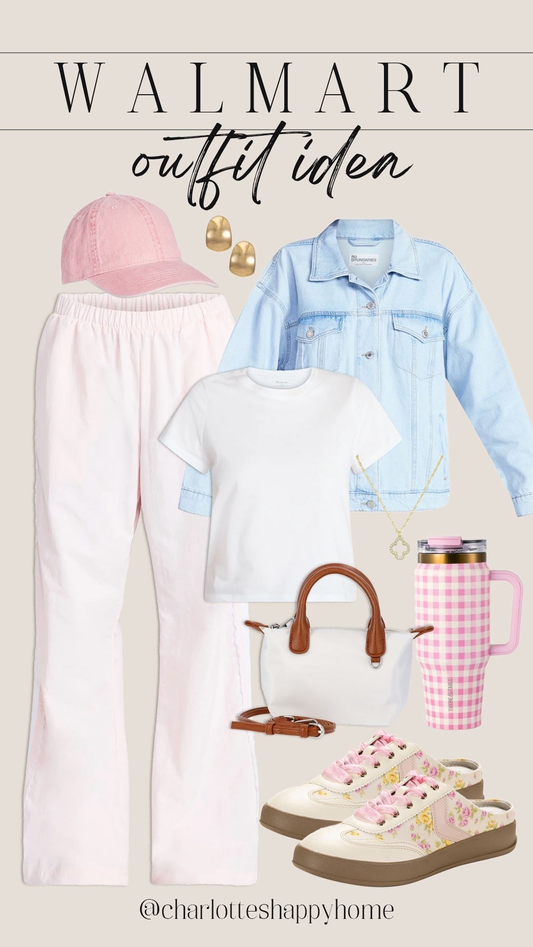 Comfy cute outfit idea from Walmart!

#walmartfinds

Walmart finds. Walmart fashion. Walmart new arrivals. Walmart comfy style. Walmart winter to spring outfit idea. Trendy mule sneakers. Walmart denim jacket. Trendy track pants. Walmart track pants. Winter to spring outfit idea. Busy mom day outfit idea. Walmart pink gingham water tumbler. Floral spring mule sneakers. 

#LTKootd #LTKSeasonal #LTKdayinmylife