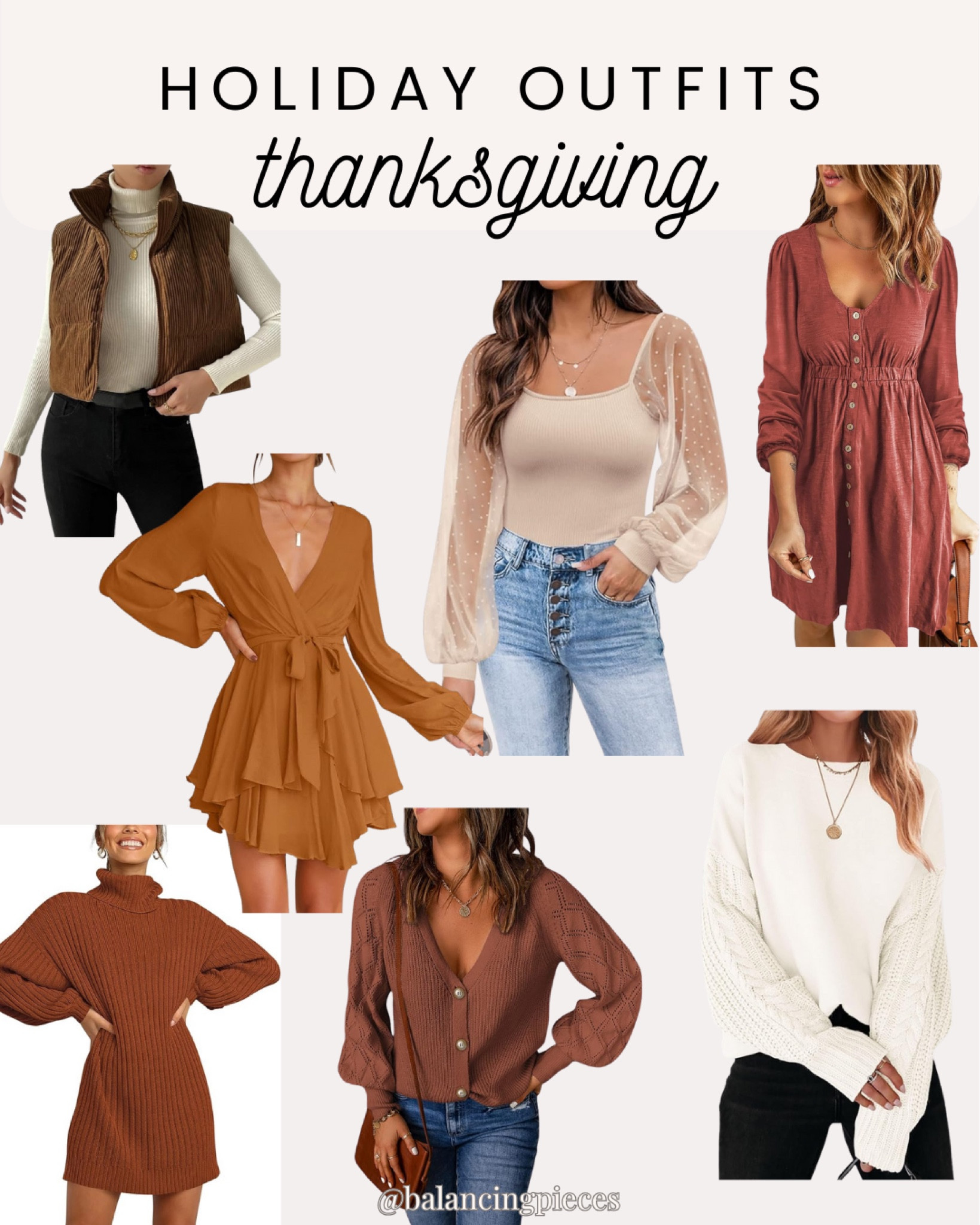Thanksgiving outfits  

#LTKHoliday #LTKfindsunder50 #LTKSeasonal