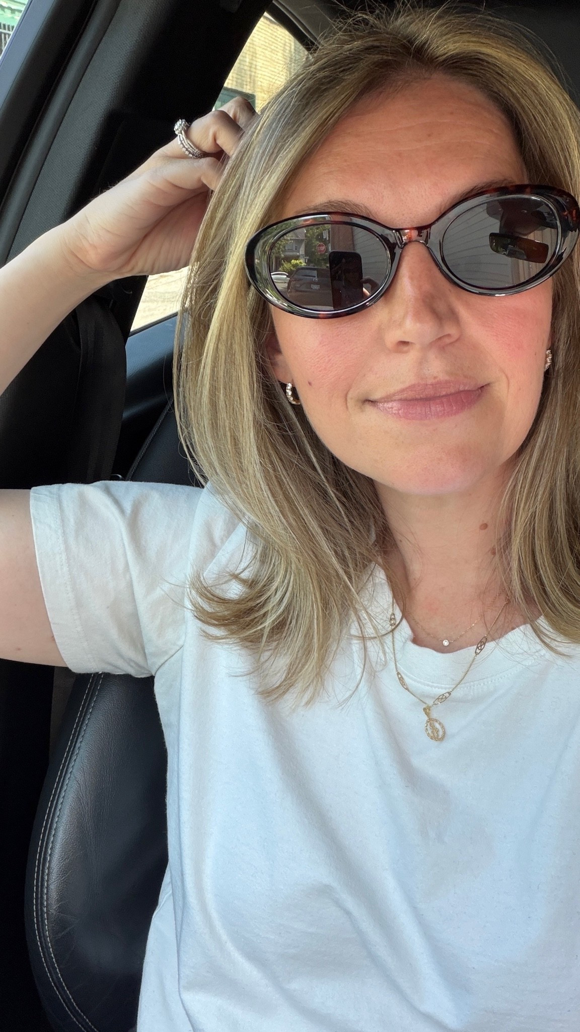 Fav earrings and inexpensive sunglasses ☀️

#LTKsummer
