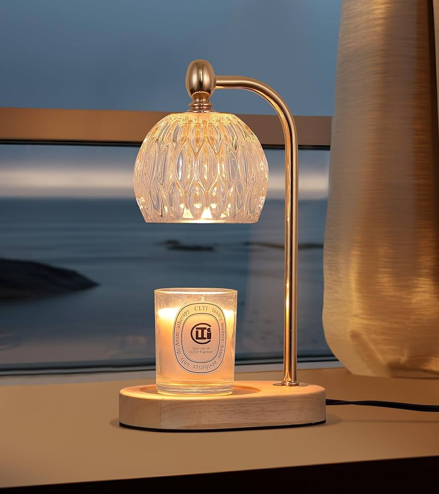 Candle Warming Light,Fragrance Electric Melt Wax Warmer Candle Lamp Timer and Dimmer House Warmin... | Amazon (US)