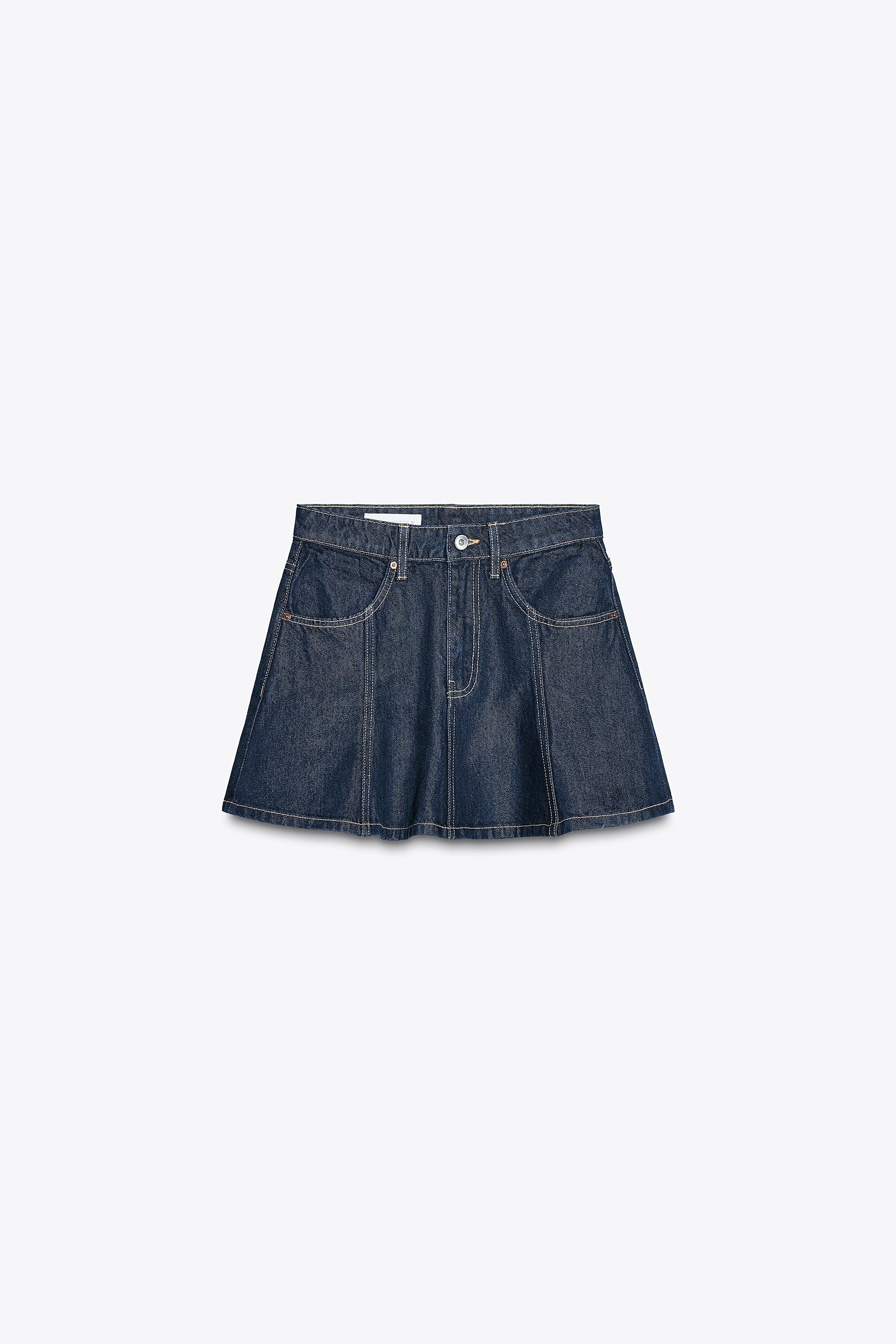 TRF DENIM MINI SKIRT | Zara US