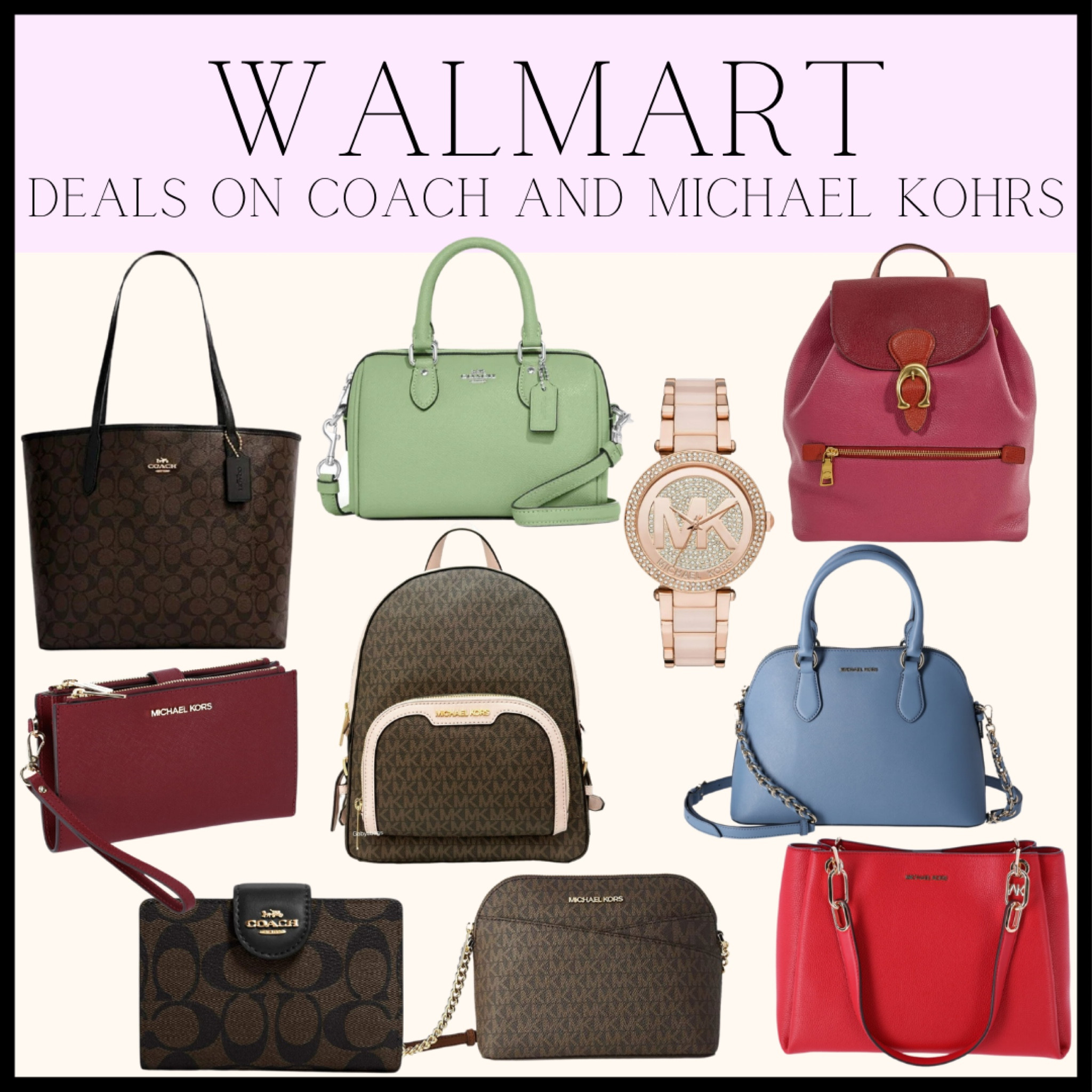 Up to 70% off Coach and Michael Kohrs now at Walmart!! It’s never too early to gift shop or treat yourself for less! ♥️

#LTKSeasonal #LTKGiftGuide #LTKHoliday