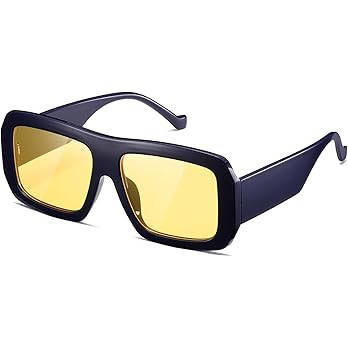 kimorn Sunglasses Womens Men Trendy Retro Sun Glasses Oversize Square Frame Shades K1571 | Amazon (US)