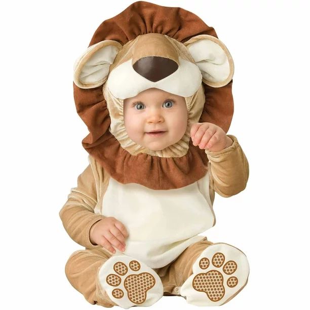 InCharacter Costumes Lovable Lion Halloween Fancy-Dress Costume for Toddler, Infant 12-18 Months ... | Walmart (US)