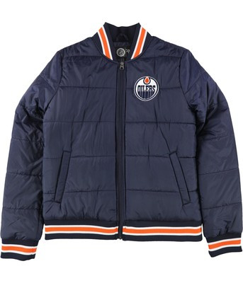 G-III Sports Womens Edmonton Oilers Jacket, Blue, Medium  | eBay | eBay CA