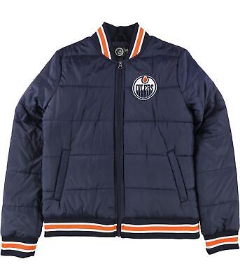 G-III Sports Womens Edmonton Oilers Jacket, Blue, Medium  | eBay | eBay CA