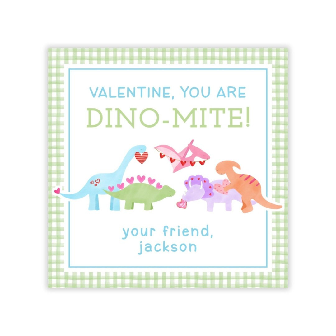 Printable Dinosaur Valentines, Dinosaur Valentine Tags, Dino Valentine Cards, Preschool Valentine... | Etsy (US)