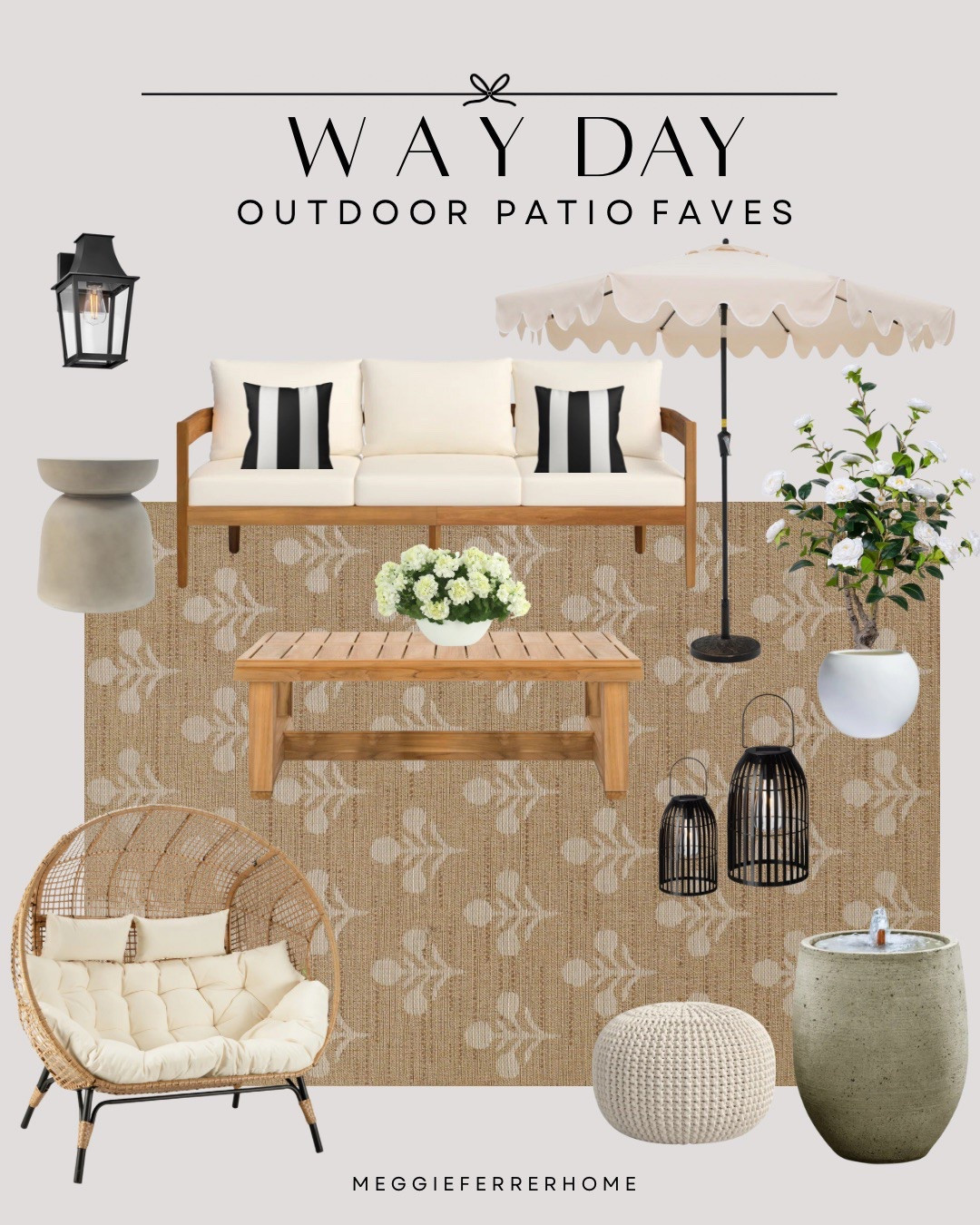 This year’s Way Day picks for our patio might be my favorite yet… 🤩
Think cozy seating, cute lanterns, and pieces that make your backyard feel like a mini staycation.
These are perfect if you’re ready to refresh your outdoor setup without overspending.

Everything’s linked and so many of these are on sale right now!

#wayday2025 #outdoorliving #wayfairfinds #patioinspo #meggieferrerhome #LTKsale


#LTKSeasonal #LTKHome #LTKSaleAlert