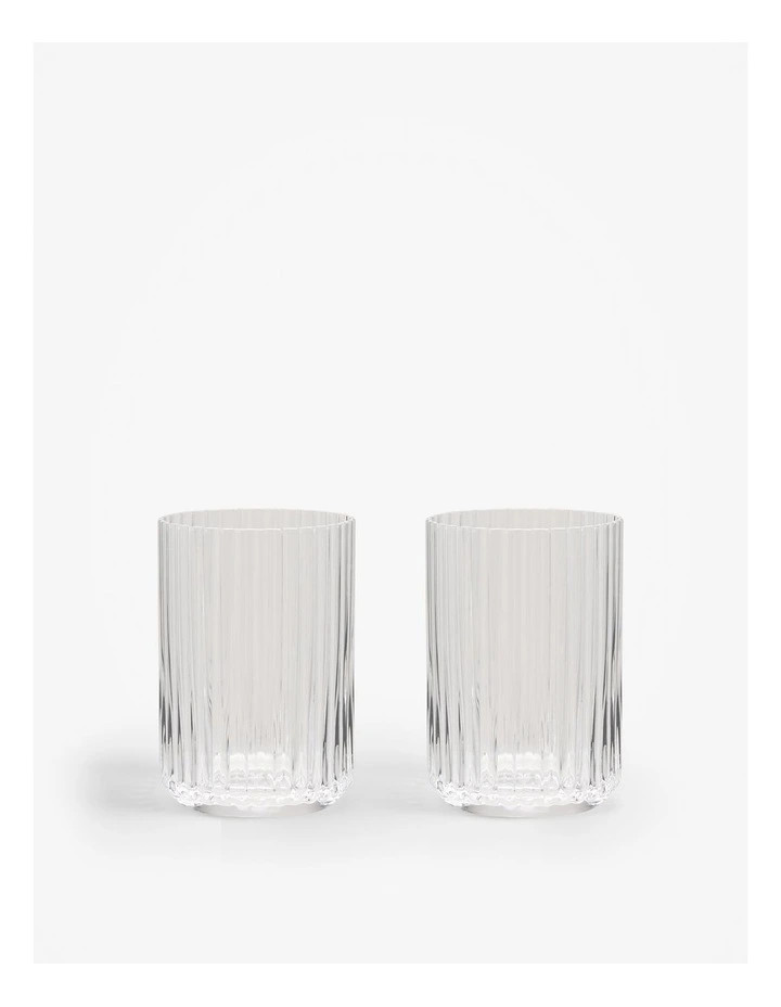 Vivi Tumbler Set Of 2 in Clear | Myer