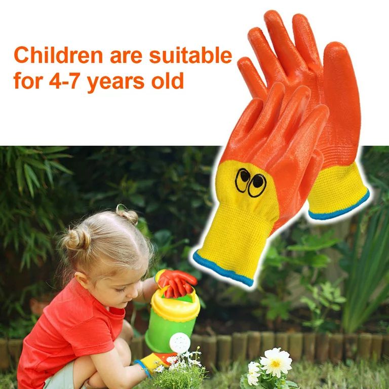 SPRING PARK Gardening Storage Pouch Supplies Kids Children Protective Gloves Garden Anti Bite Cut... | Walmart (US)