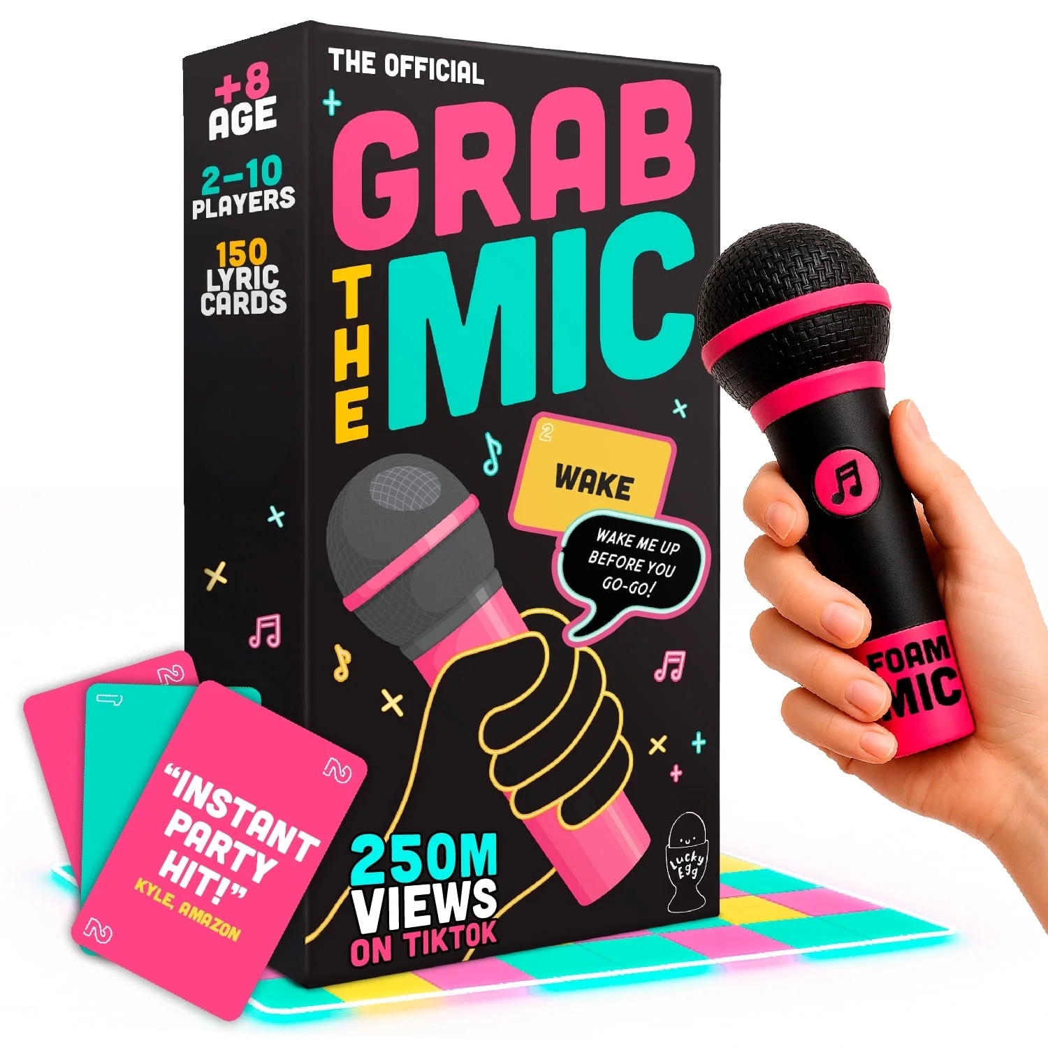 Grab the Mic 2025 Edition Family Karaoke Board Game, by Lucky Egg | Walmart (US)