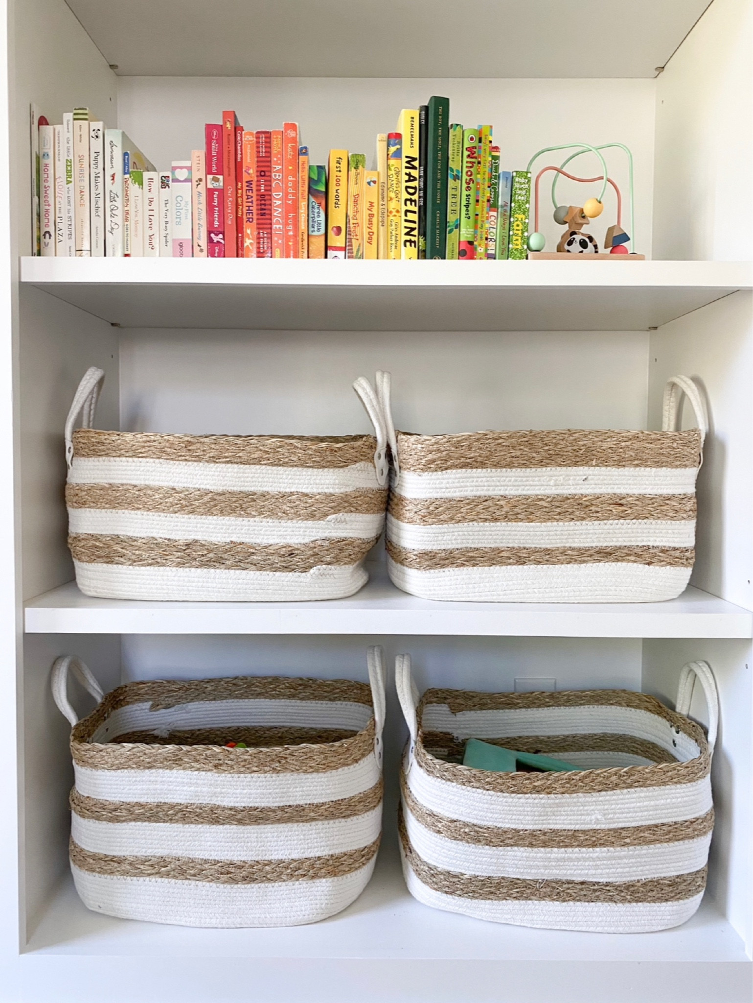 Playroom function and cuteness achieved 🤍

These baskets are soft enough for a playroom with little ones while the rope and seagrass combo give it a fun aesthetic. 



#LTKfamily #LTKhome