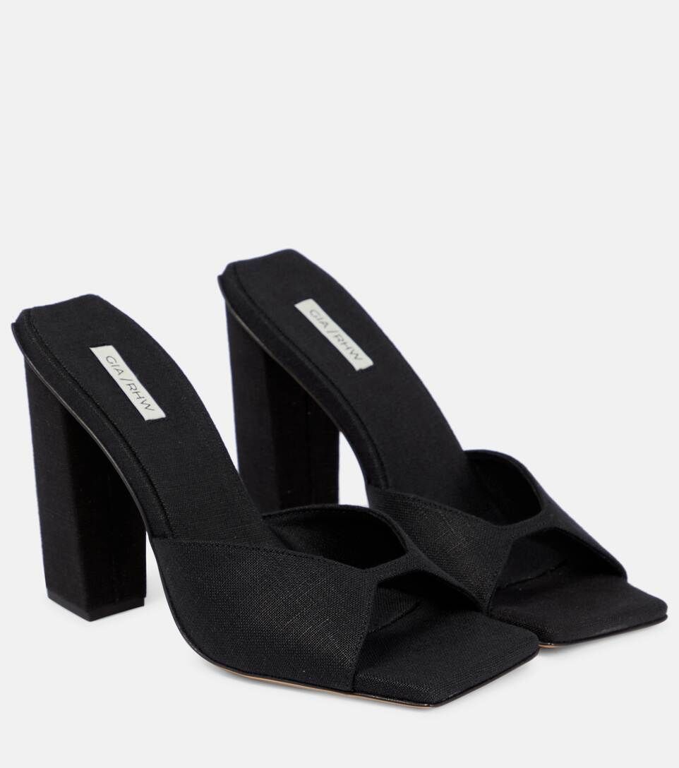GIA/RHW Rosie 14 linen sandals | Mytheresa (DACH)