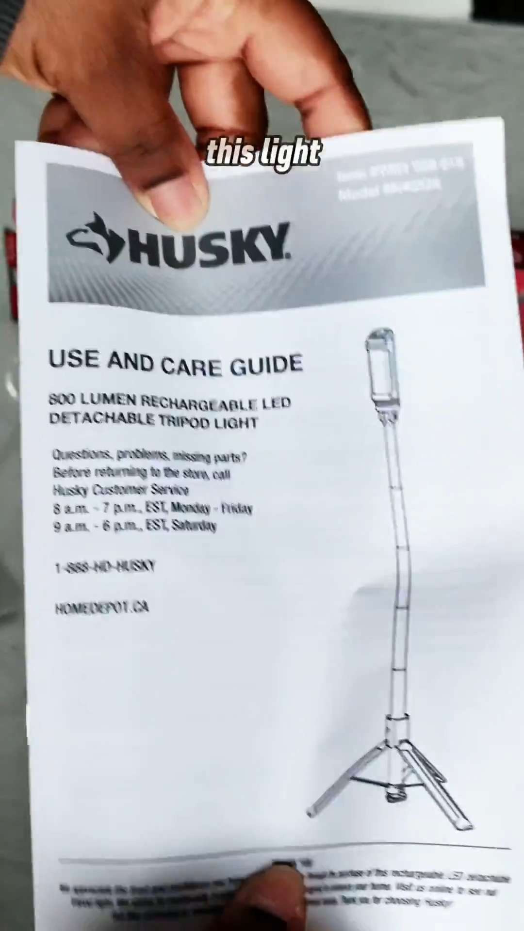 My new fave portable light 🤍 Perfect for home projects, travel, and night photos. I added a tripod alternative too. Viral Husky portable light  

 #LTKvlog #LTKHome #LTKTravel
