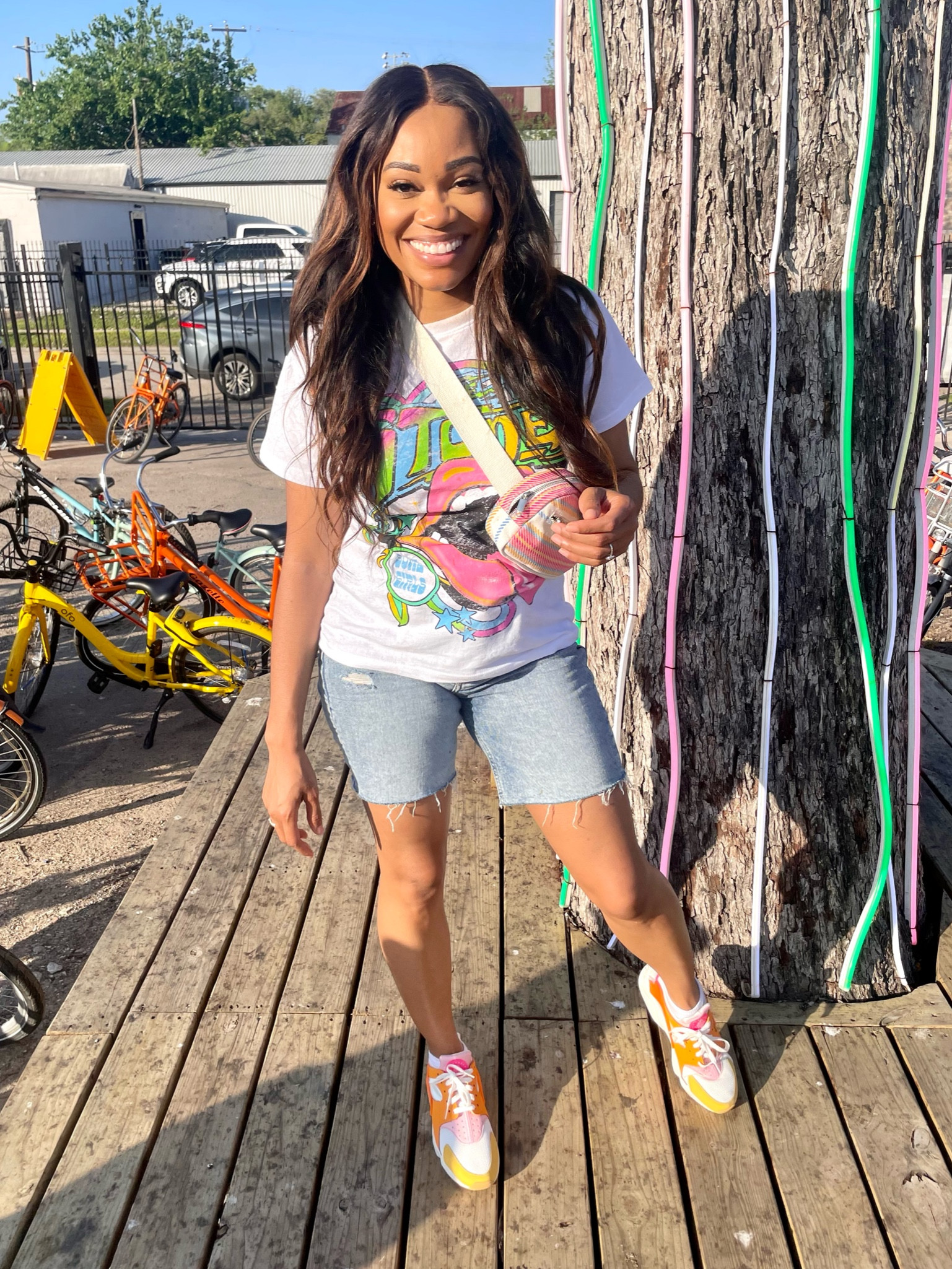Casual Outfits, Casual Sneakers, Casual Spring Outfits, Casual Shoes, Nike Shoes, Nike Shoes Womens, Shoes, Shoes Women, Nike Women Shoes, Womens Nike Shoes, Jean Shorts, Shorts, Shorts Outfits, Shorts, Denim Shorts, Fanny Belt Bag, Fanny Packs, Shirt, T shirt

#LTKstyletip #LTKSeasonal #LTKFind