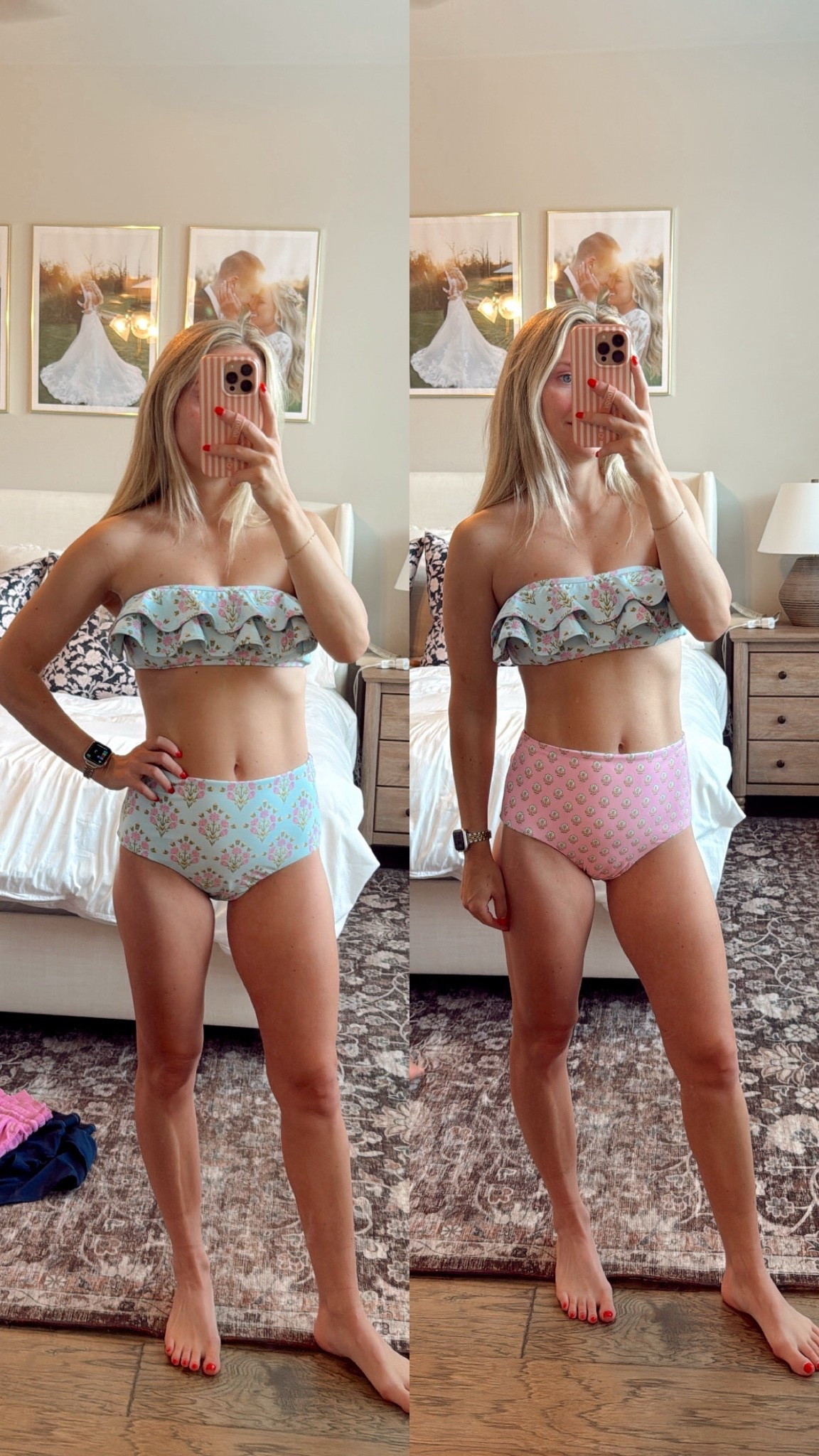 Reversible Swimsuit! *The bottoms are only reversible* but technically two swimsuits in one?! What a steal!! @dillards I’m 18 weeks pregnant & sized up to a small!

#LTKSeasonal #LTKSwim #LTKBump