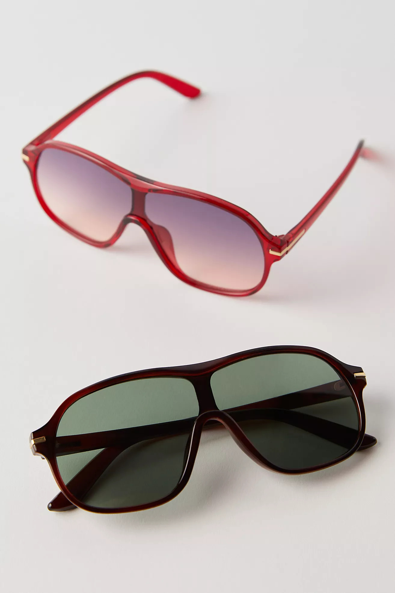 The Time Is Now Oversized Shield Sunglasses | Free People (Global - UK&FR Excluded)