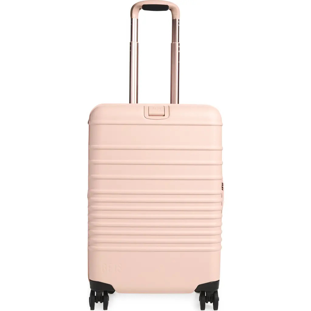 Béis The Carry-On Roller Suitcase in Atlas Pink at Nordstrom | Nordstrom
