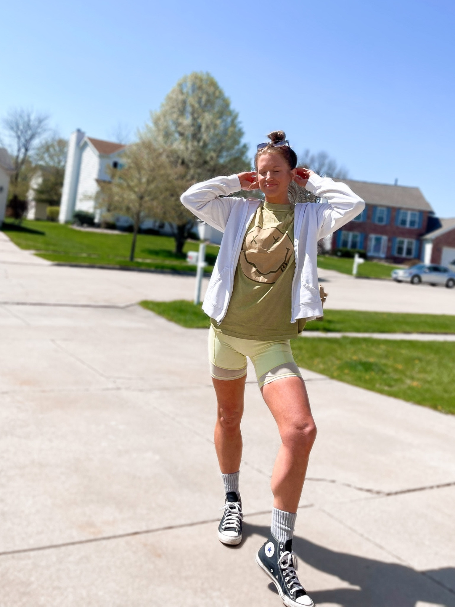 Comfy casual cozy activewear ootd | aerie finds | oversized tee fashion 

#conversestyle #aerie #activewear #casual #ootd

#LTKshoecrush #LTKunder50 #LTKsalealert