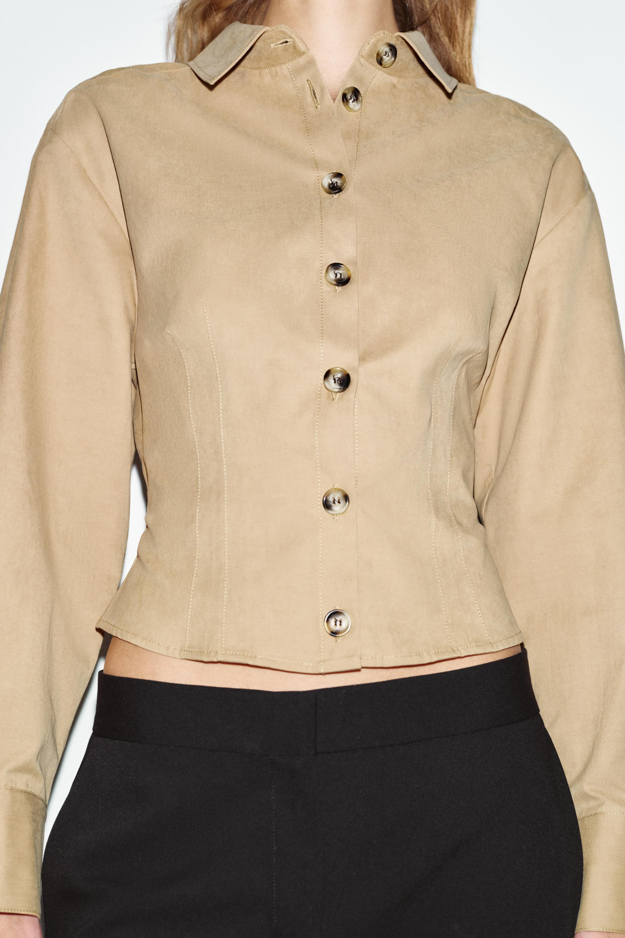 SOFT-TOUCH TAILORED SHIRT | Zara UK