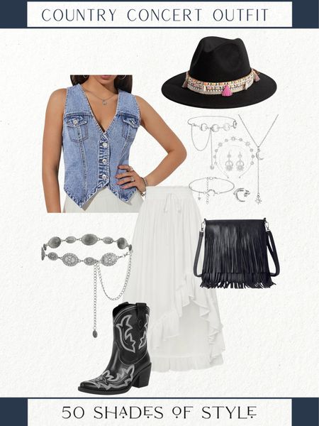 Sharing this fun outfit that promises to have you looking head to toe adorable for a country concert or a night of line dancing. 

Amazon country concert outfit, country concert outfit, concert outfit, western outfit, western boots

#LTKFindsUnder50 #LTKStyleTip #LTKShoeCrush