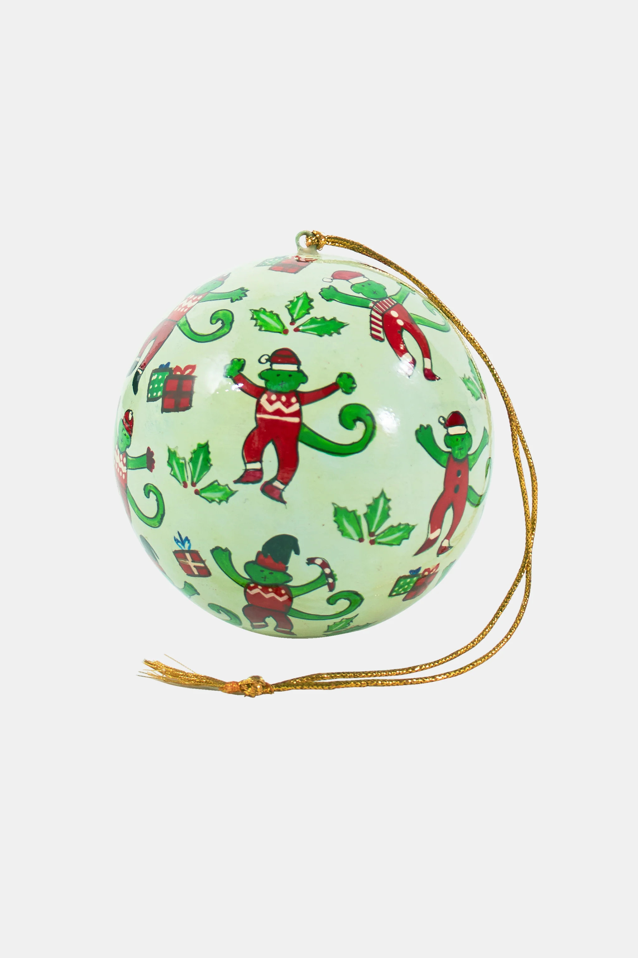 Monkey Mas Ornament | Roller Rabbit | Roller Rabbit