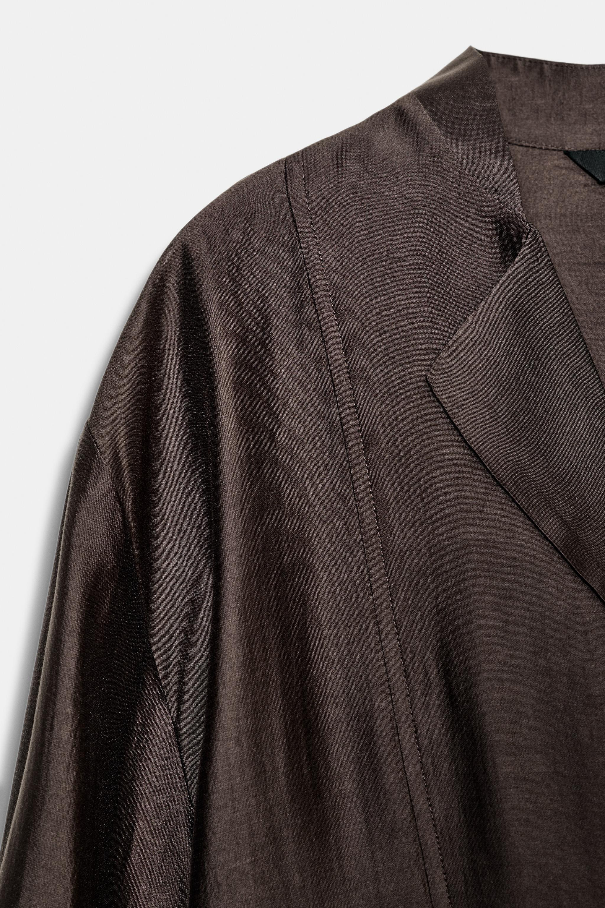 ZW COLLECTION FLOWING SHIRT | Zara UK