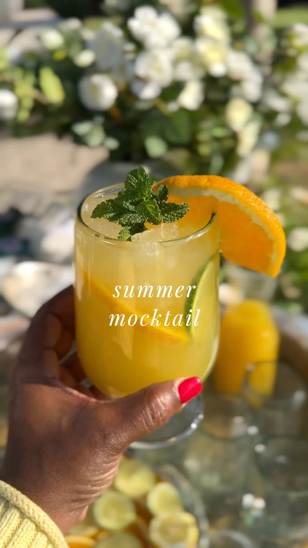 Try this easy summer mocktail!
🍍Pineapple juice 
🍊 Orange juice
🥤 Gingerale 
Plus fresh fruit! 

at home | arhaus | pottery barn | arizona | mocktails | nonalcoholic | girls night

#LTKfoodie #LTKHome
