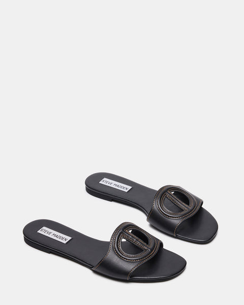 KYLAH BLACK LEATHER | Steve Madden (US)