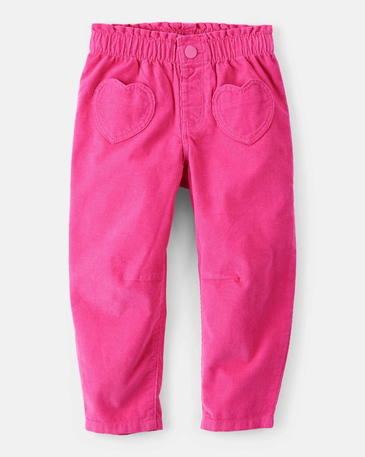 Toddler Girl Heart Pocket Barrel Pants - Pink | Carter's | Carter's Inc