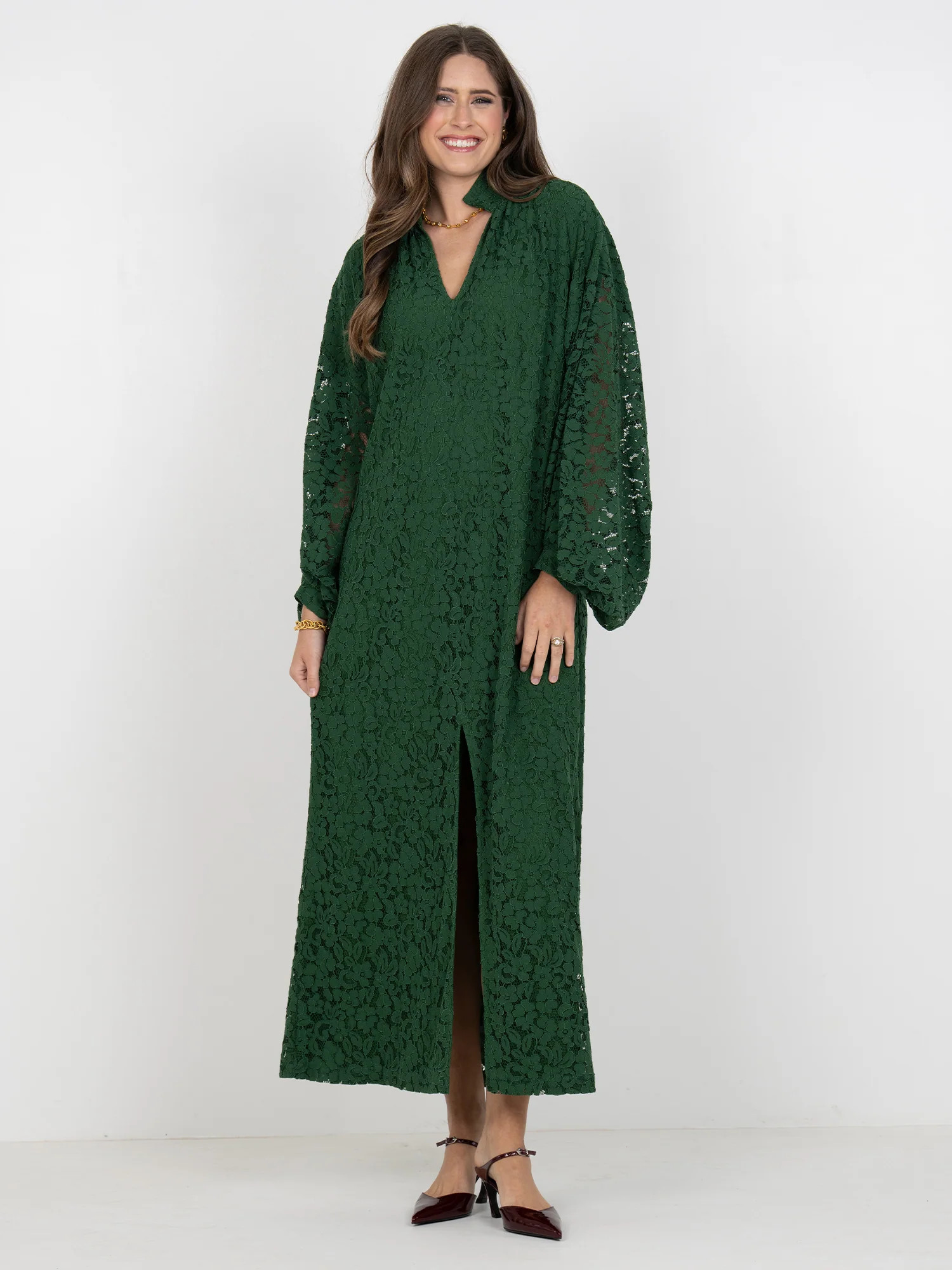 Fiona Dress in Eden Green | Emily McCarthy