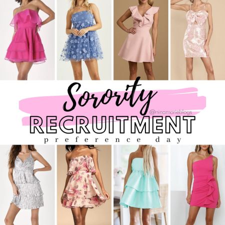 Sorority dresses
Sorority 
Rush week dresses 
Preference day dresses 
Sorority preference day dresses 
Rush Dresses
Semi formal dress

#LTKU #LTKunder100 #LTKSeasonal