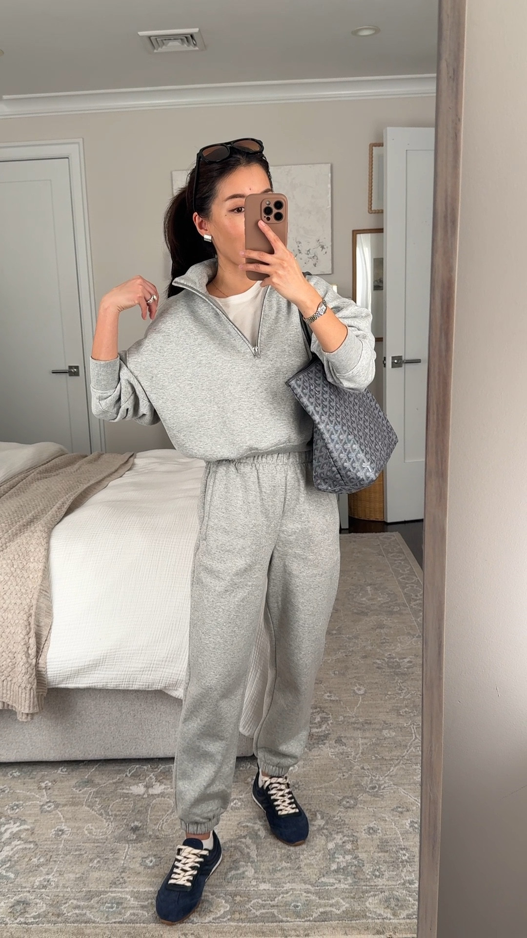 40% off! Soft and cozy Gap lounge sets

• VintageSoft sweatshirt xxs, oversized and cropped length m

• relaxed joggers xs petite. Length is perfect, but if you're taller than me (5 ft) you might want to try regular length. If you're in between sizes, I would size up for a loose comfy fit. Fleece lined

Also comes in different colors and styles, so you can mix and match.

• trying the Dolce Vita Viper sneakers in navy suede , runs small. I am usually 5 to 5.5 in other brands and sized up to a 6.

Matching sets, petite friendly atheleisure, comfy lounge set, travel outfit

#LTKPetite #LTKSpringSale #LTKTravel