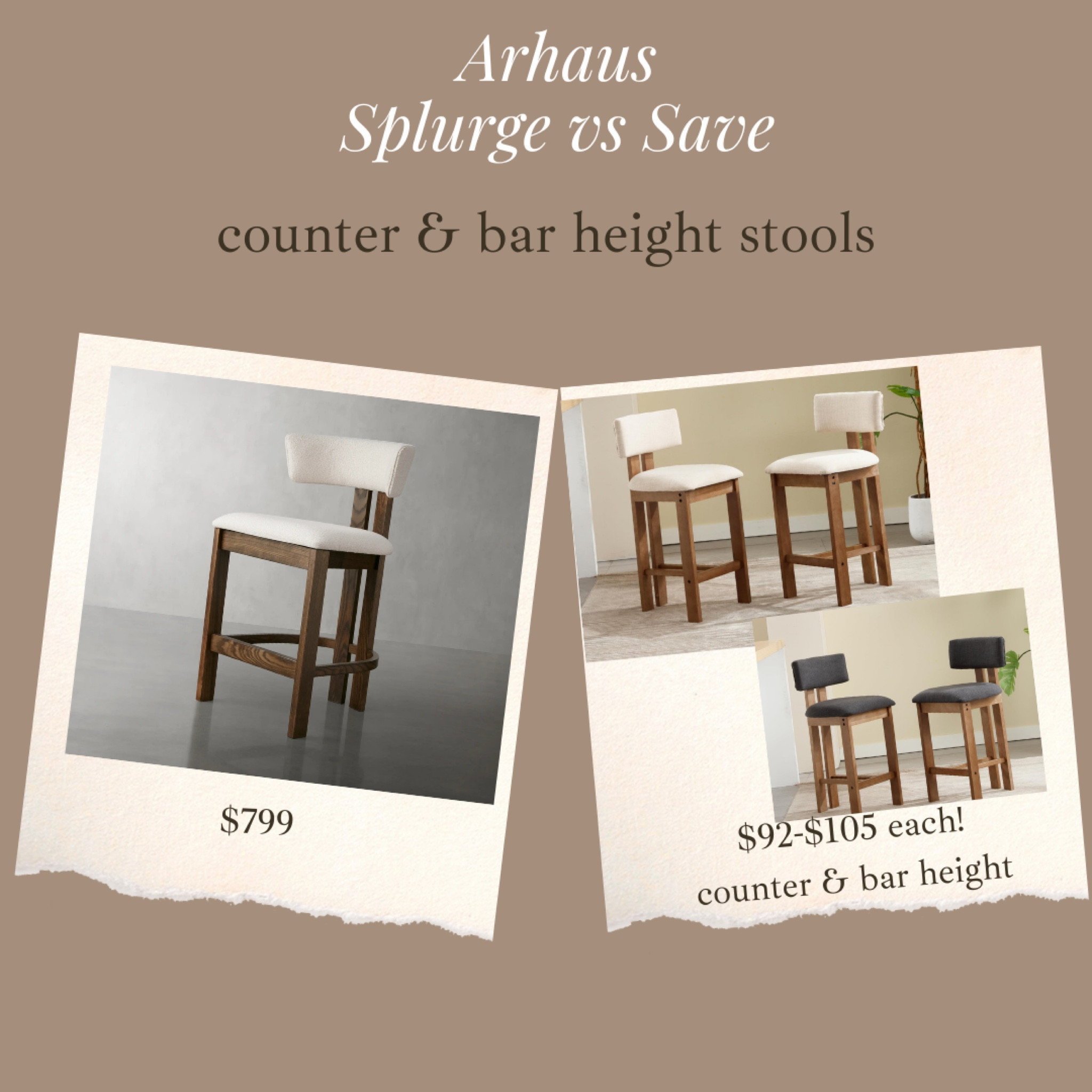 Brand new Amazon counter & bar height stools!!!!!!! 😍😍😍🙌🏻🙌🏻 only have 5⭐️ reviews so far!!!

#LTKHome #LTKStyleTip #LTKSaleAlert