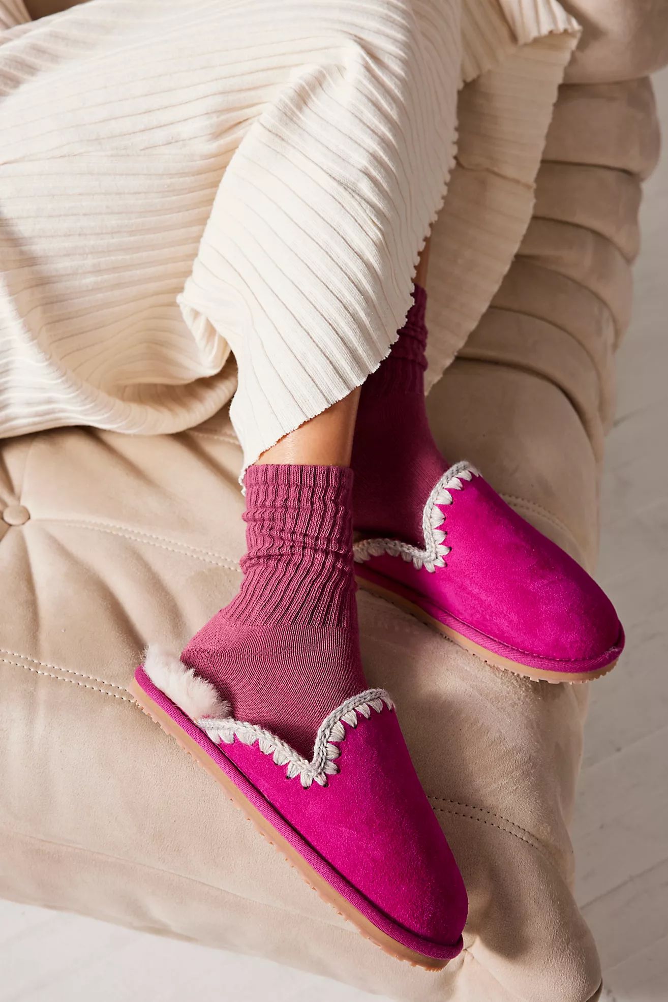 Mou Cabin Cozy Slippers | Free People (UK)