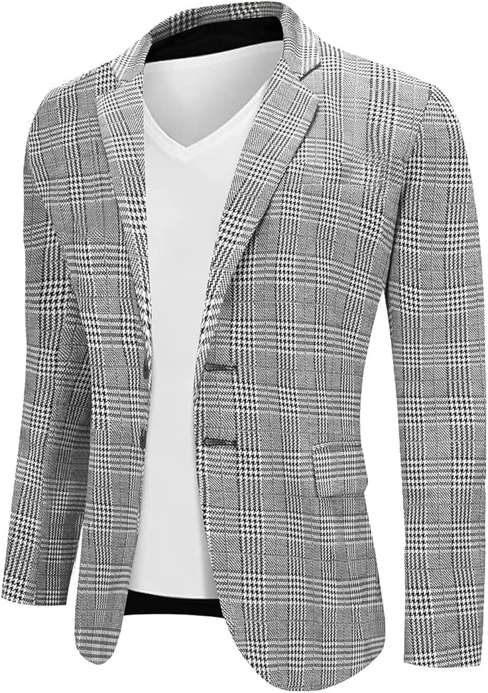 GINGTTO Men's Casual Suit Blazer Jackets Lightweight Sports Coats | Amazon (US)