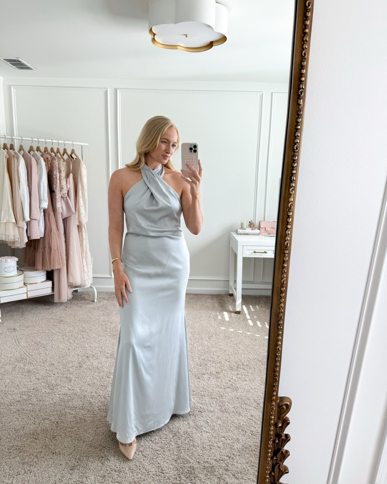 This would make a gorgeous wedding guest dress or bridesmaid dress! I’m wearing size medium. Use my code STRAWBERRYCHIC 20! 
Wedding guest dresses// bridesmaid dresses // formal dresses // event dresses // gala dresses // Petal and Pup 

#LTKParties #LTKStyleTip #LTKWedding