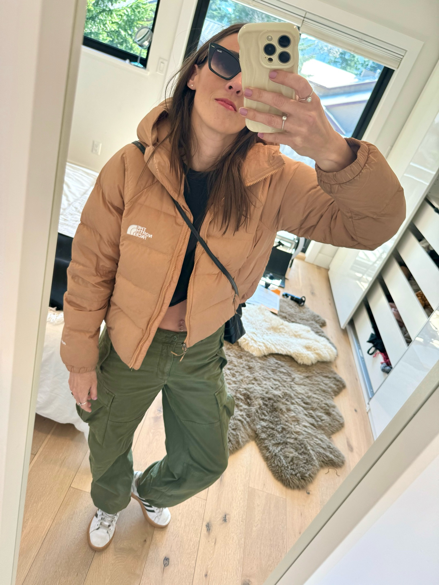 School pick up uniform….   This jacket was one of my favourite scores of this winter for sure.  