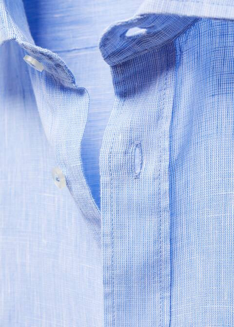 100% linen regular-fit shirt -  Men | Mango Man USA | MANGO (US)