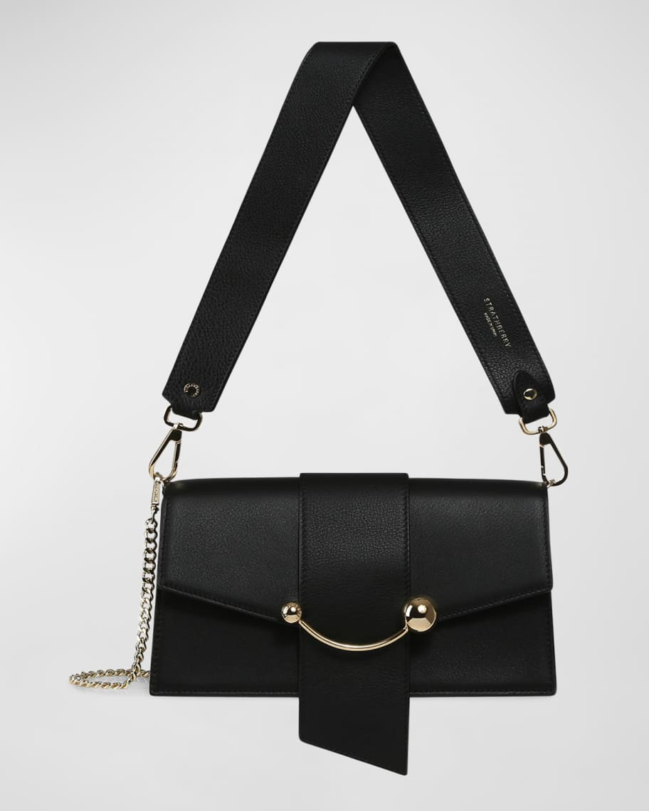 Mini Crescent Leather Shoulder Bag | Neiman Marcus