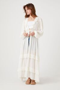Flounce Crochet-Trim Kimono | Forever 21 (US)