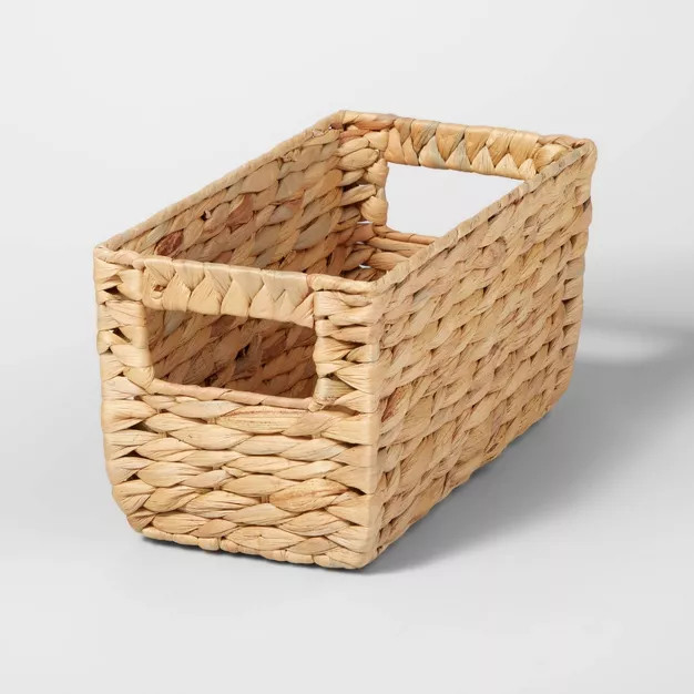 Woven Water Hyacinth Rectangular Basket - Brightroom™ | Target