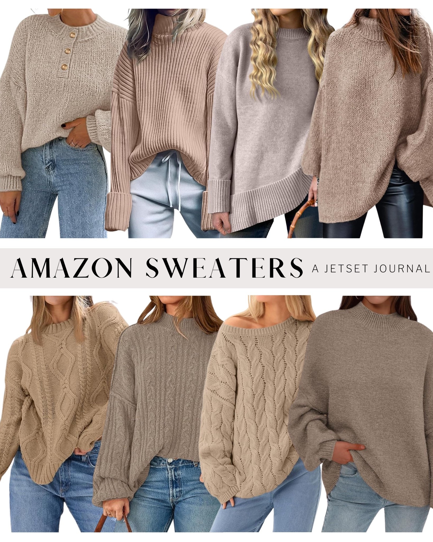 Check out this cozy knit sweater collection perfect for your wardrobe this season! 
cozy knit sweater, oversized sweater, chunky knit, soft sweater, layering pieces, fall look, casual outfit, everyday style, wardrobe essentials, comfy outfit, favorite finds, amazon fashion, affordable look, seasonal favorites, cozy layers

#LTKSeasonal #LTKU #LTKFindsUnder50