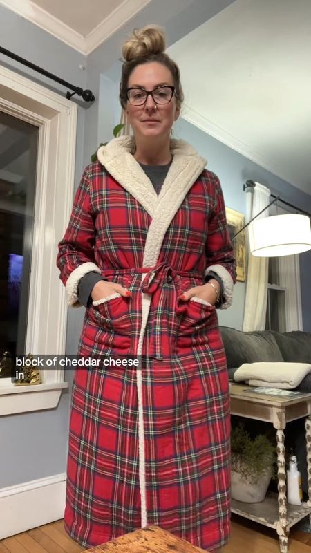 LLBean Sherpa lined flannel bathrobe for a solid Maine winter 

#LTKHoliday #LTKSeasonal #LTKHolidaySale