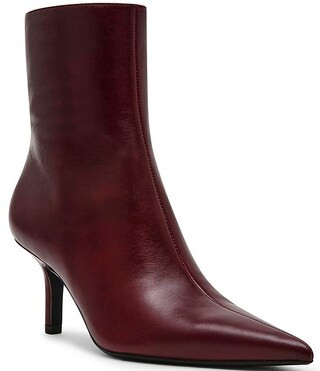 Steve Madden Alston Leather Pointed Toe Dress Booties | Dillard's | Dillard's