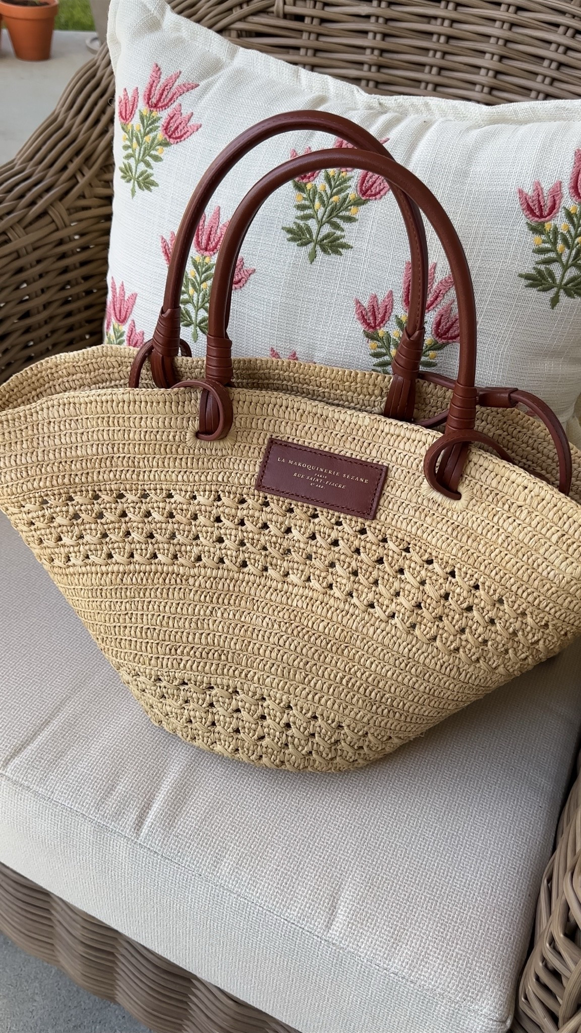 straw tote bag for summer!

#LTKSeasonal