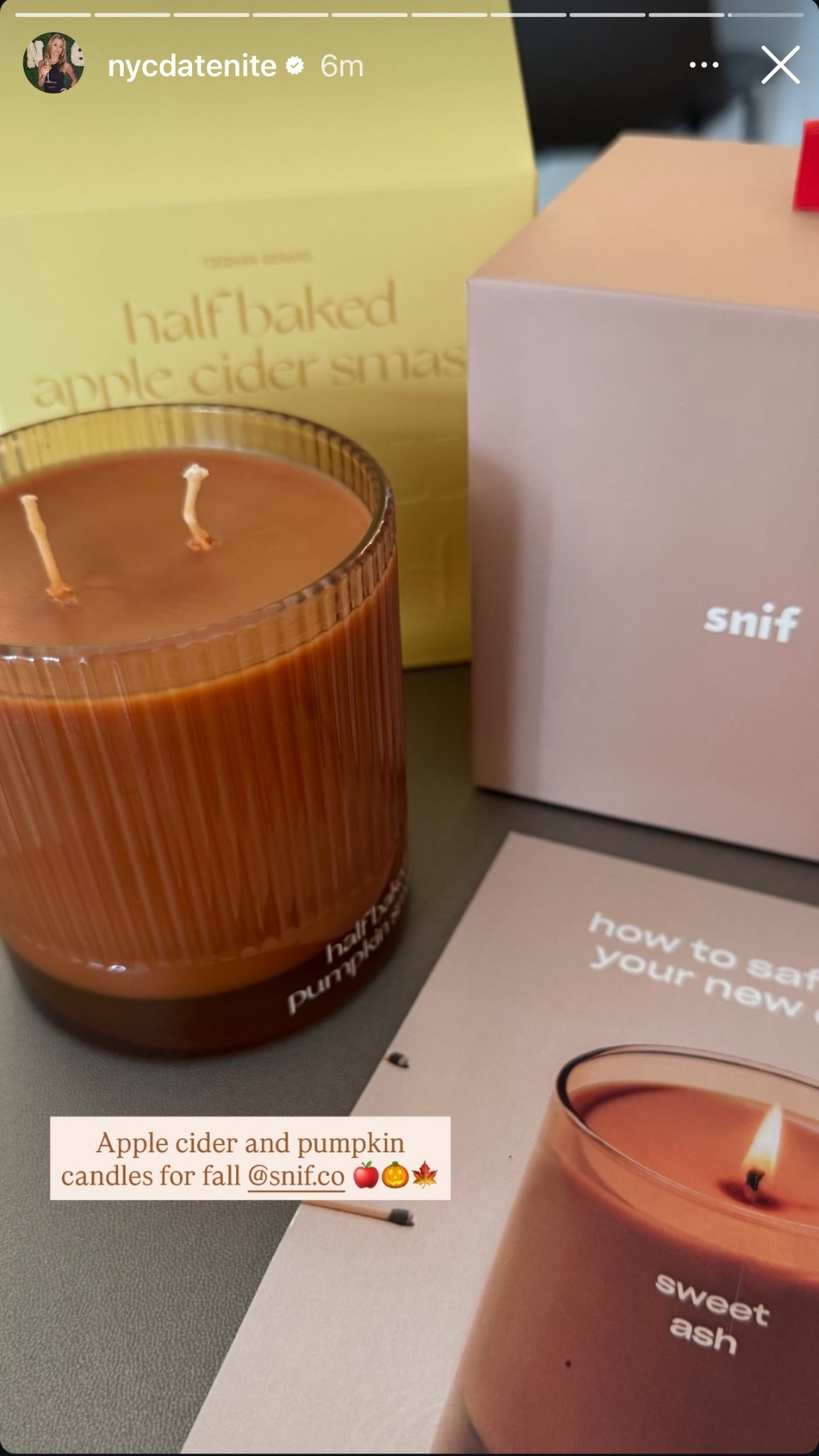 Can’t wait to burn these fall scents - Snif

#LTKBeauty #LTKHome