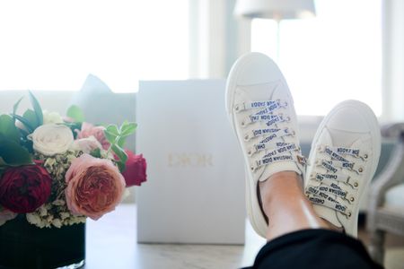 These tennis shoes may not be made for the court but they work well into my wardrobe. Love the mix of ivory, white, and black

#dior #sneakers #tennisshoes #finerthingslifestyle

#LTKshoecrush