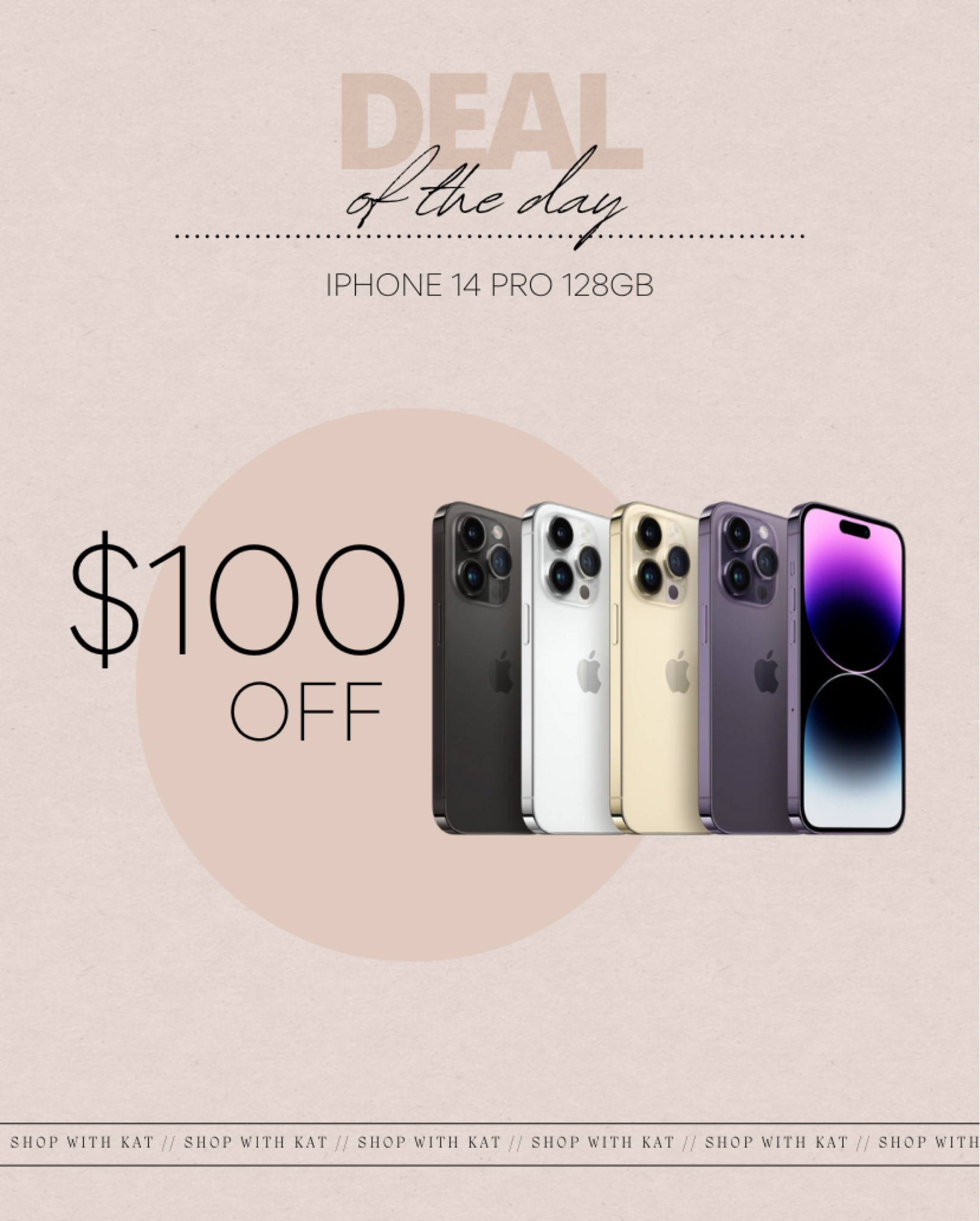 Apple iPhone 14 Pro 128GB // $100 off at The Good Guys

#LTKhome #LTKsalealert #LTKSeasonal